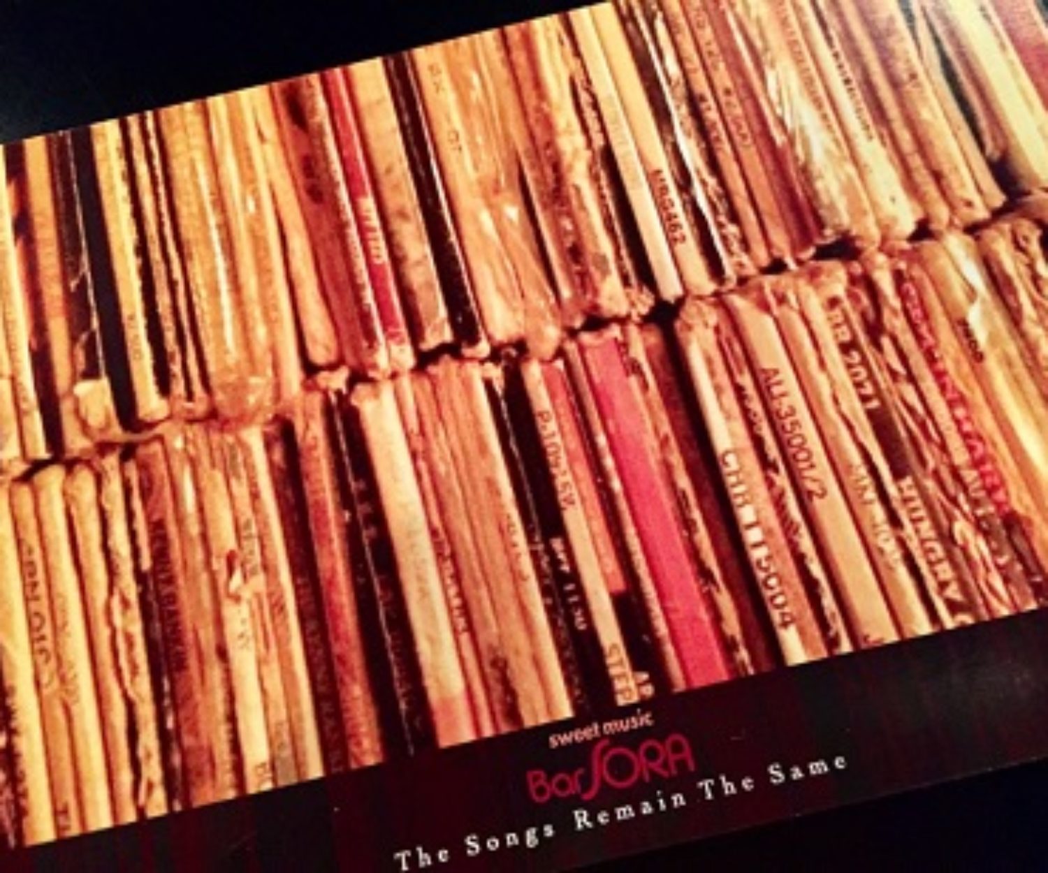 東池袋のbar sora 14周年アニバーサリーカード