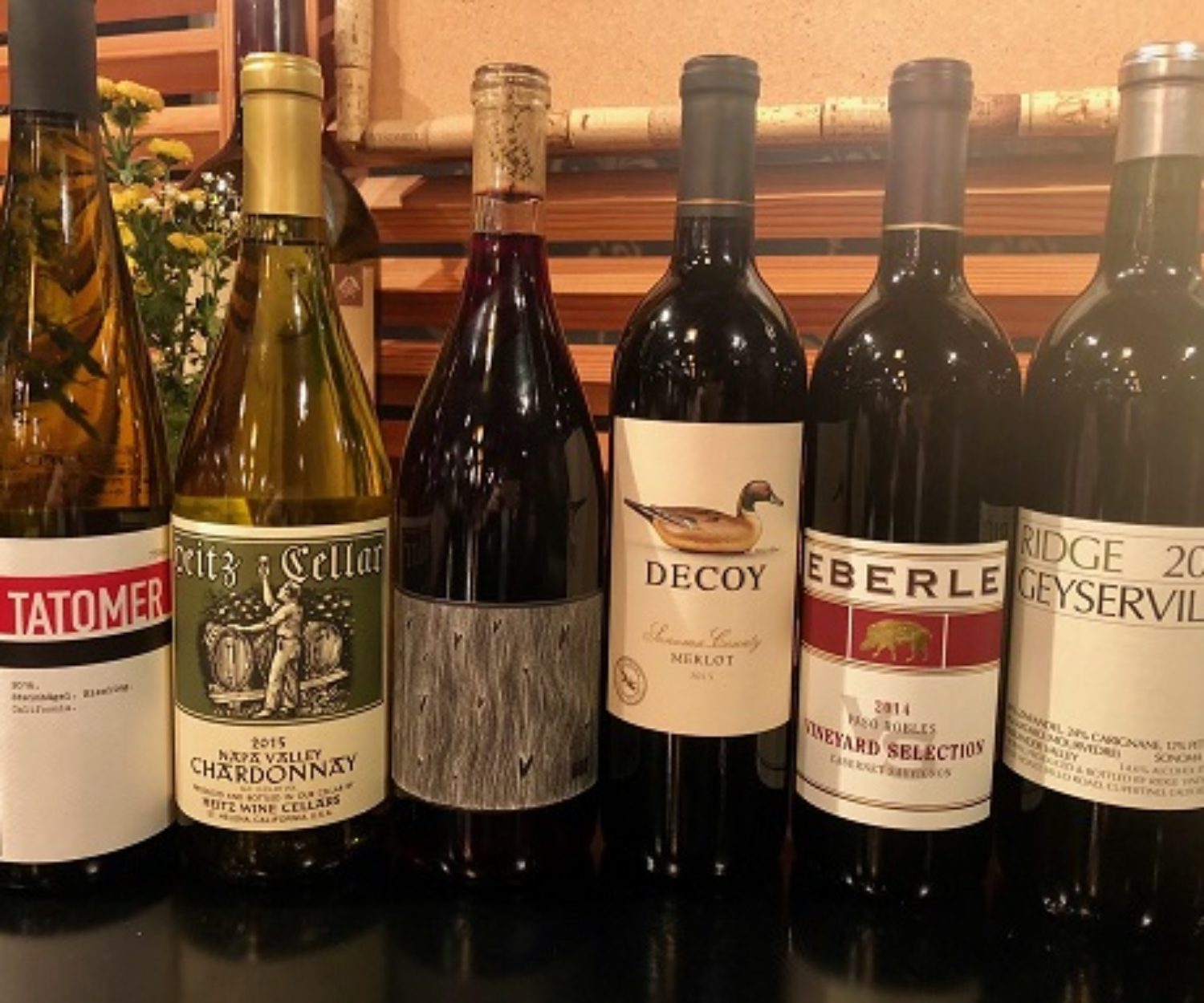 ｶﾘﾌｫﾙﾆｱイベント最終週のグラスワイン6種類